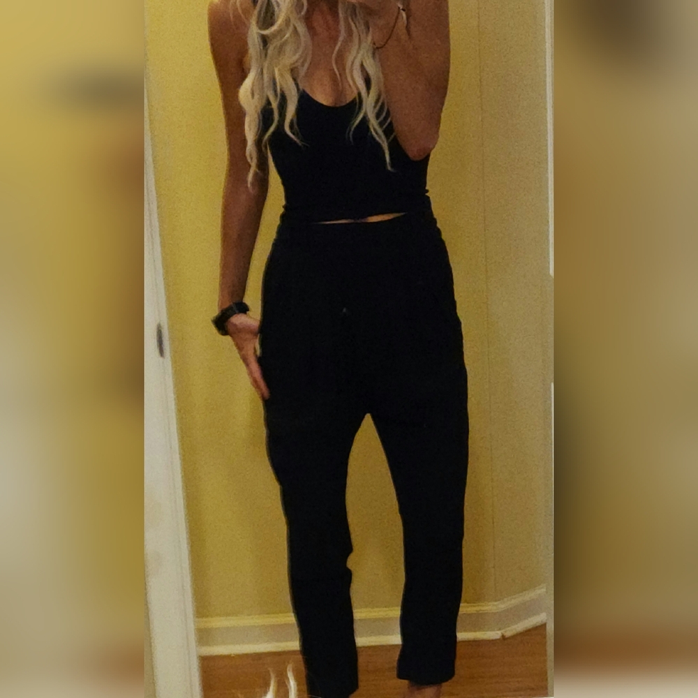 Zara Skinny Leg Ankle Harem Pants